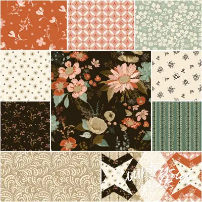 Morning Latte 1 Yard Bundle Espresso, 10 Pcs.