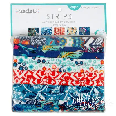 Moroccan, 20Pc, 2.5in Strips Create It