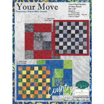 Your Move Travel Bag Checkers, Free Download below, will NOT SHIP.