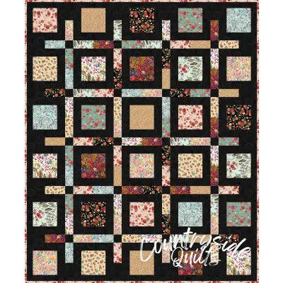 Multi Boxed Up (58x70") Quilt Top"