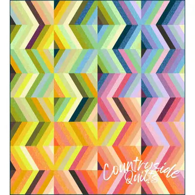 Multi Color Frolic (72x80") Quilt Top"