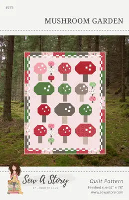 Mushroom Garden Quilt Pattern