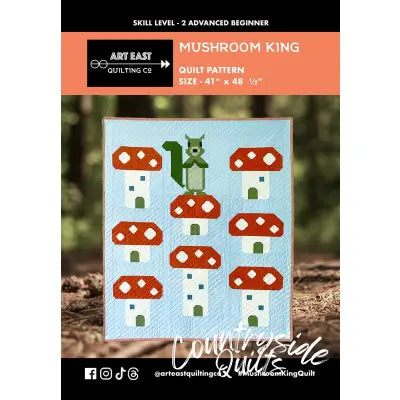 Mushroom King Quilt Pattern