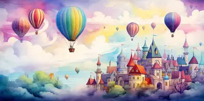 Mystical Fairy Land 35.5x18in Panel