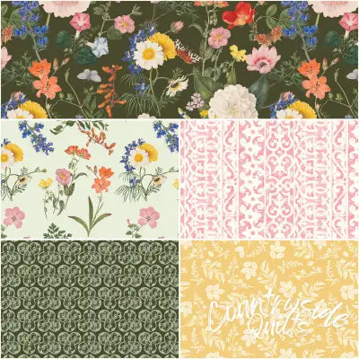 Nature's Portrait 1 Yard Bundle Hunter, 5pcs/bundle