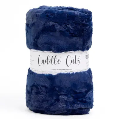 Navy 2.5 Yard Mirage 80 Cuddle Cut 78/80"