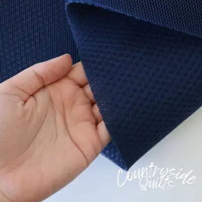 Navy Air Mesh 1/2yd