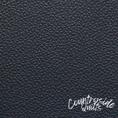 Navy Pebble Faux Leather 1/2 yard