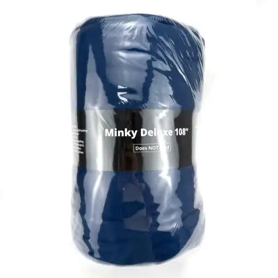 Navy Solid Minky 108in Wide - 3 Yd Pre Cut