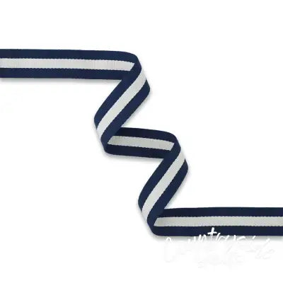 Navy Off White Webbing 1-1/2in x 3 yd