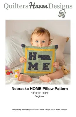 Nebraska HOME Pillow Pattern