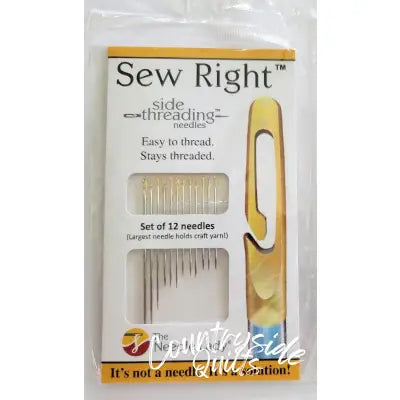 The Needle Lady's Side Threading Needles 12pc