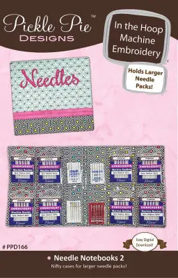 Needle Notebooks 2 In-the-Hoop Machine Embroidery