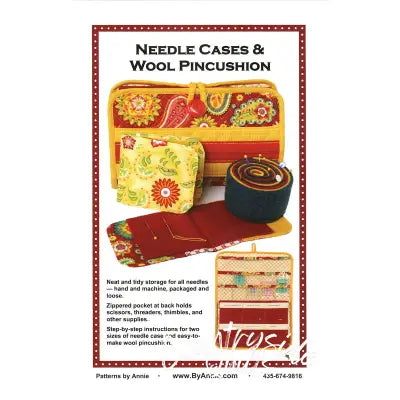 Needlecase and Wool Pincushion