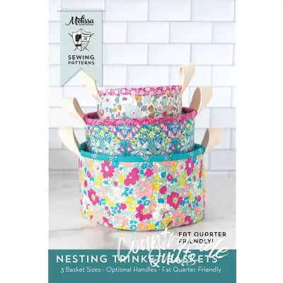 Nesting Trinket Baskets Sewing Pattern