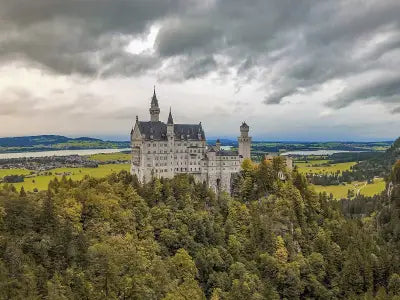Neuschwanstein Castle 21.5x16in Panel