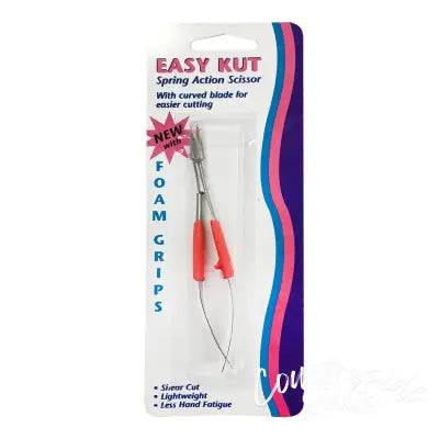 New Easy Kut Spring Action Scissor With Foam Grips