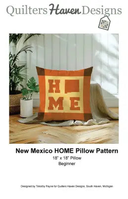 New Mexico HOME Pillow Pattern