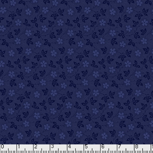 45" Nifty Tonal Floral - Navy