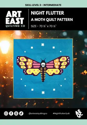 Night Flutter A Moth Quilt Pattern