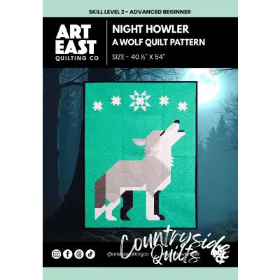 Night Howler - A Wolf Quilt Pattern