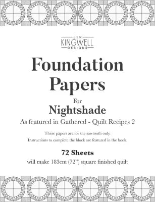 Nightshade Foundation Paper Pad
