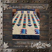 Nine Arrows Quilt Pattern 85035 3DQ6968