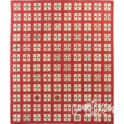 Nine Patch Melody Quilt Pattern by Primitive Gatherings