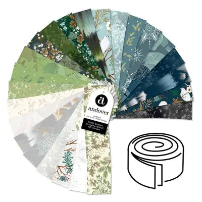 Nordic Solstice - 2.5 Inch Strip Roll - 40 Cuts Each
