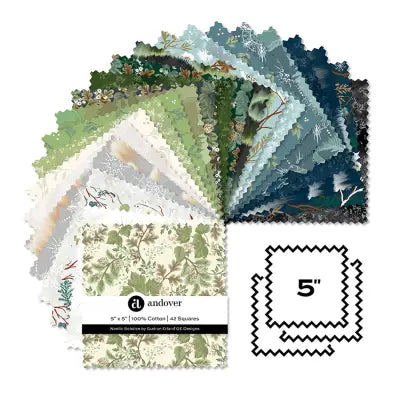 Nordic Solstice - 5 Inch Square - 42 Cuts Each