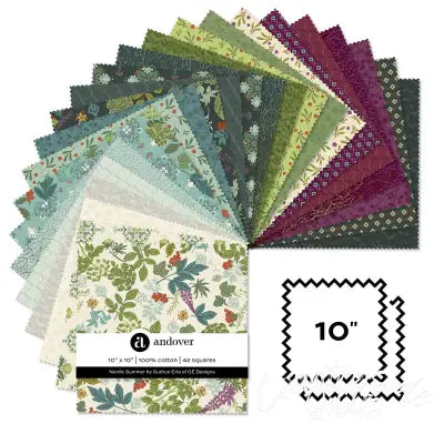 Nordic Summer 10 Inch Square 42 Cuts Each
