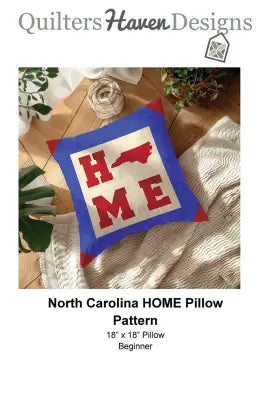North Carolina HOME Pillow Pattern