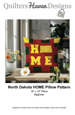 North Dakota HOME Pillow Pattern