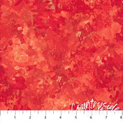 Northcott - Chroma - Fire Coral 9060-23