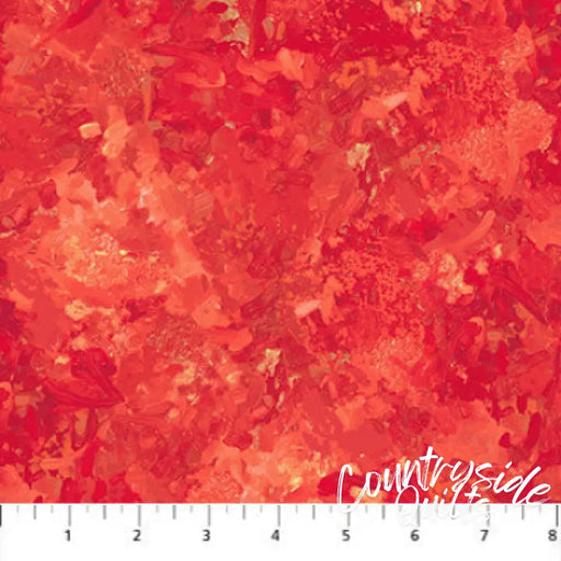 Northcott - Chroma - Fire Coral 9060-23