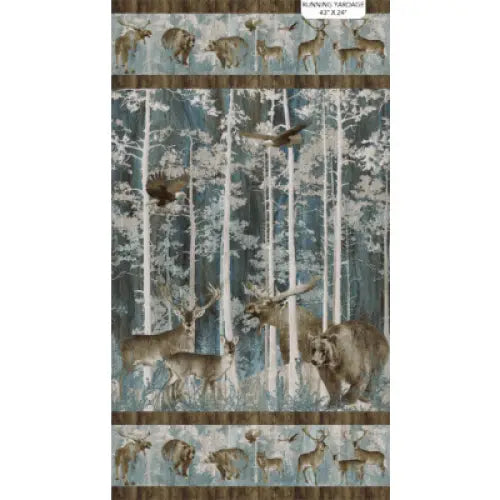 Northcott - Timberland Trail - Full Width Border Stripe