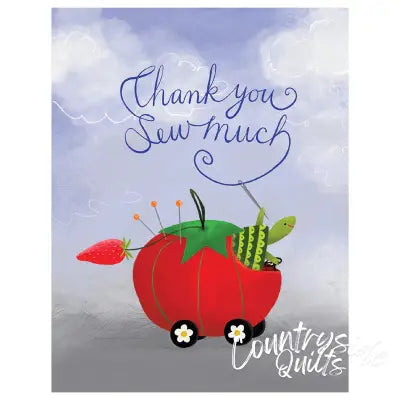 Notecard Thank You Tomato