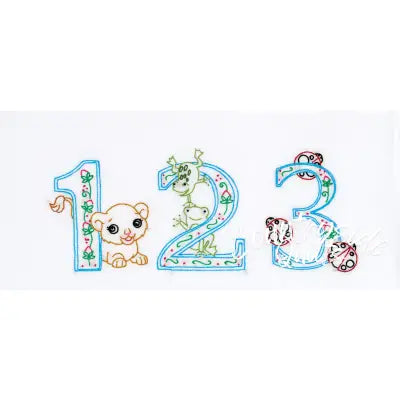 Numbers 1,2,3 Children'S Pillowcase