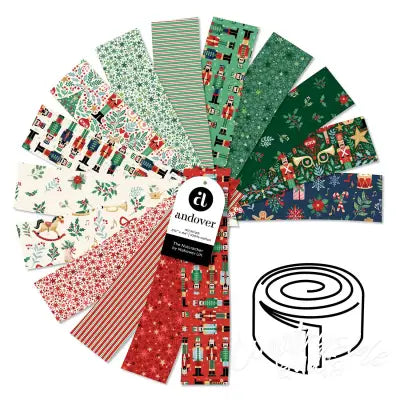 The Nutcracker 2.5 Inch Strip Roll 40 Cuts Each