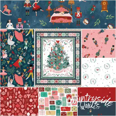 Nutcracker Tradition 1 Yard Bundle Midnight, 9pcs
