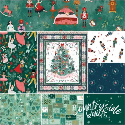 Nutcracker Tradition 1 Yard Bundle Pine, 8pcs