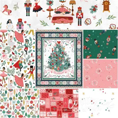 Nutcracker Tradition 1 Yard Bundle Snow, 8pcs