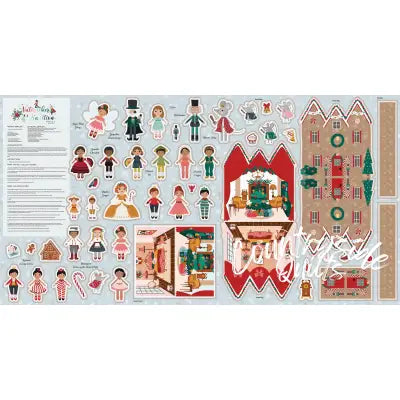 Nutcracker Tradition 36 1/2in x 69 1/2in Felt Panel