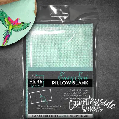 OESD Easy Sew Pillow Blank Aqua