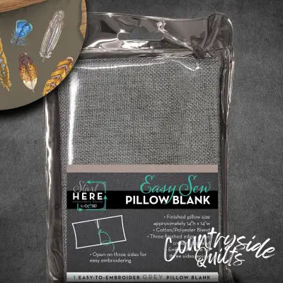 OESD Easy Sew Pillow Blank Grey