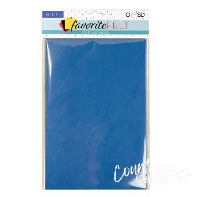 OESD Favorite Felt Blue 2pk