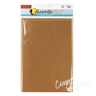 OESD Favorite Felt Brown 2pk
