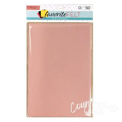 OESD Favorite Felt Pink 2pk