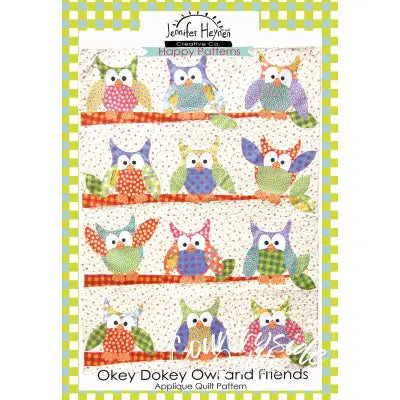 Okey Dokey Owl and Friends Applique Quilt
