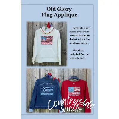 Old Glory Flap Applique